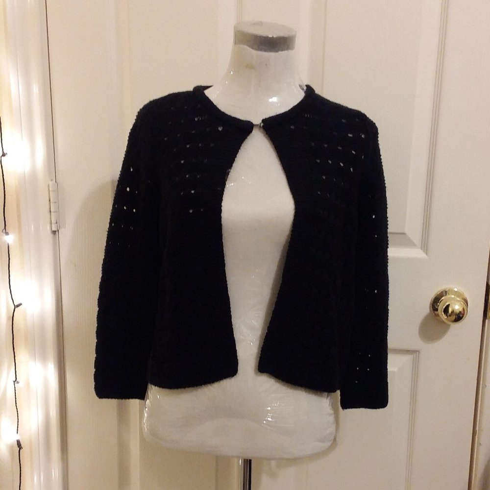 Elm Black Crop Sweater